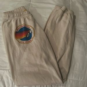Cream Aviator Nation Sweats